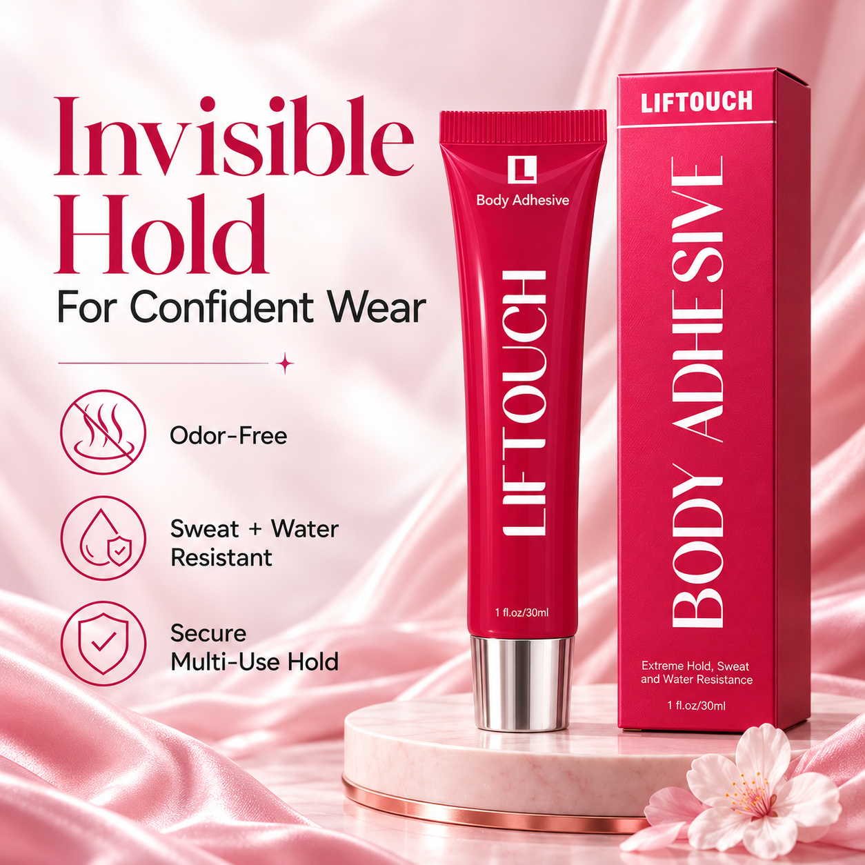 Invisible hold product benefits